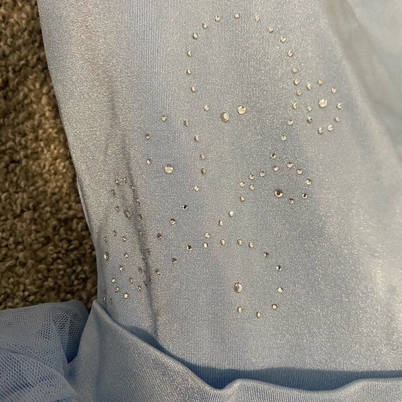 Mirella Dancewear Leotard Blue Tank Tutu Ballet Dress Girls Size 4-6 - Picture 2 of 7